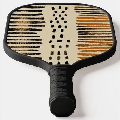 Zambezi African print pickleball paddle, additional view