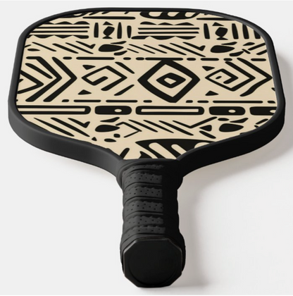 Kasai African print pickleball paddle, additional view